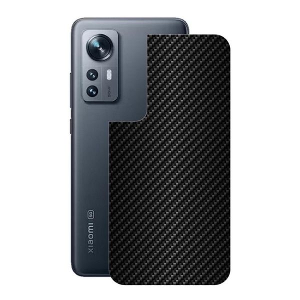 Película para Xiaomi12Pro-Traseira FibraCarbonoPreta-Gshield