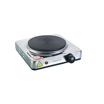 FOGAO ELETRICO DE MESA DE INOX 220V 1500W AGRATTO UM PRATO