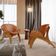 Kit 4 Poltronas Decorativa Orgânica Sala Living Kadosh L02 Couríssimo Camel - Lyam Decor
