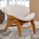 Poltrona Decorativa Orgânica Sala Living Kadosh L02 Linho Cru - Lyam Decor