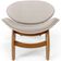Poltrona Decorativa Orgânica Sala Living Kadosh L02 Linho Cru - Lyam Decor