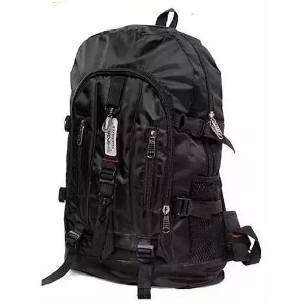 MOCHILA ESPORTIVA 50L A PROVA D´ÁGUA MULTIFUNCIONAL IMPERMEÁVEL MOTOQUEIRO VIAGENS ESCOLAR Único / Preto
