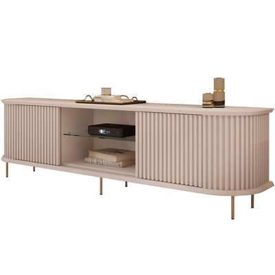 Rack Para Sala de Estar TV 75 Pol Atlantis D05 Off White - Lyam Decor