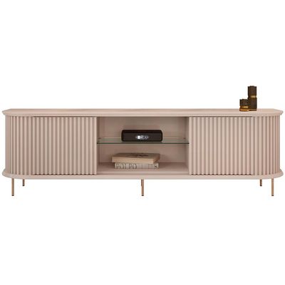 Rack Para Sala de Estar TV 75 Pol Atlantis D05 Off White - Lyam Decor