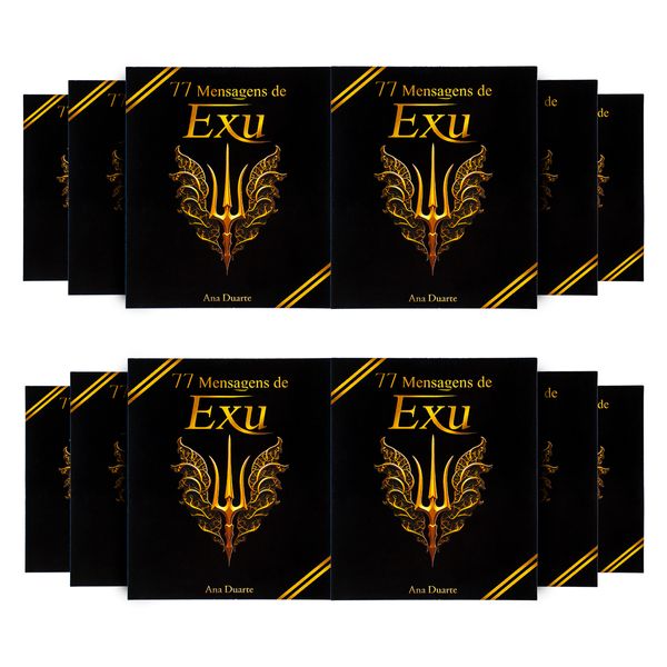 Kit com 12 Box 77 Mensagens Espirituais Diárias de Exu Kit com 12 Box 77 Mensagens Espirituais Diárias de Exu
