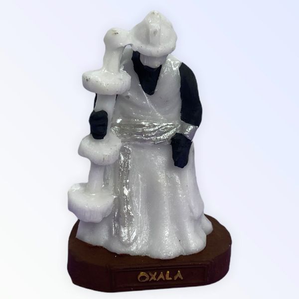 Imagem Orixá Oxalá em Resina 10 cm