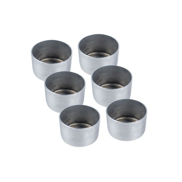 Kit C/ 6 Suportes de Vela Rechaud Alumínio Reforçado 3,5 cm Kit C/ 6 Suportes de Vela Rechaud Alumínio Reforçado 3,5 cm