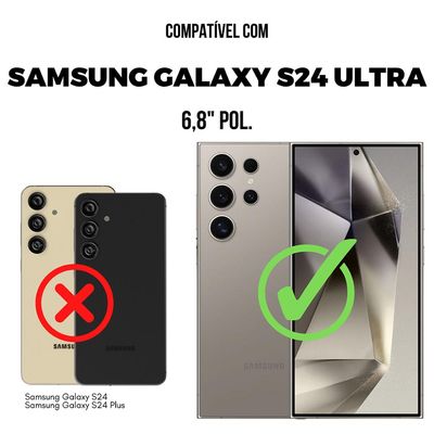 Capa MagSafe para Samsung Galaxy S24 Ultra - Transparente - Gshield