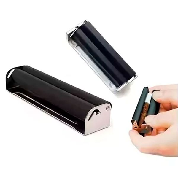 Bolador Enrolador Manual de Metal Seda 110x25MM Tamanho Padrão Luxo Premium Bolador Enrolador Manual de Metal Seda 110x25MM Tamanho Padrão Luxo Premium