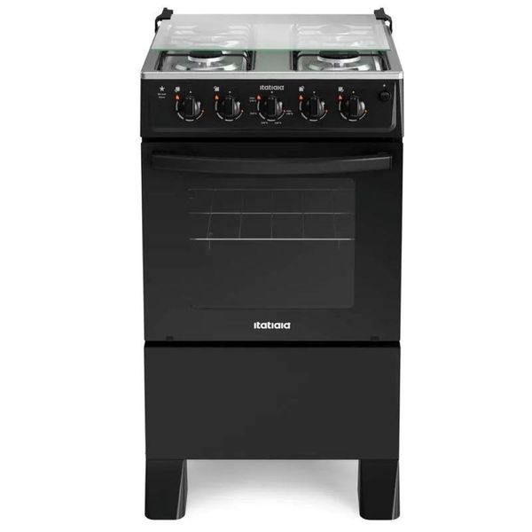 Fogão Itatiaia Star New 4 Bocas Preto Bivolt 3700000358 Fogão Itatiaia Star New 4 Bocas Preto Bivolt 3700000358