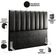 Cabeceira Cama Box Casal 140 cm Dália W01 Couríssimo Preto - Lyam Decor