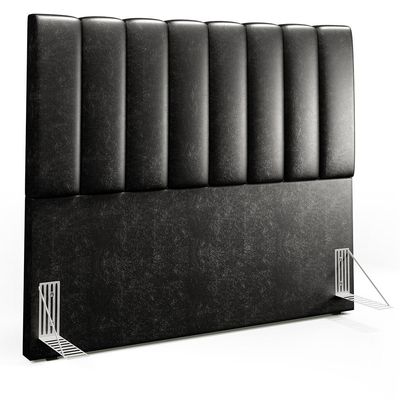 Cabeceira Cama Box Casal 140 cm Dália W01 Couríssimo Preto - Lyam Decor