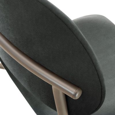 Conjunto Com 2 Cadeiras Metal Marchezine Moderna Mobilia Jade Prata