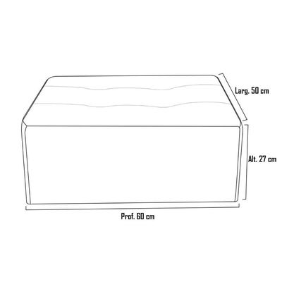 Cama Pet Para Cachorro Quadrado Com Pés Luna Matrix Suede Cinza