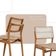 Conjunto Com 2 Cadeiras Madeira Eva Premium Milano Imbuia Natural