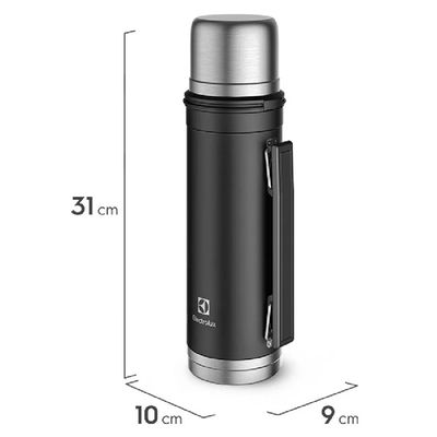 GARRAFA TÉRMICA ELECTROLUX SENSE TO GO PRETO 1L 41048509