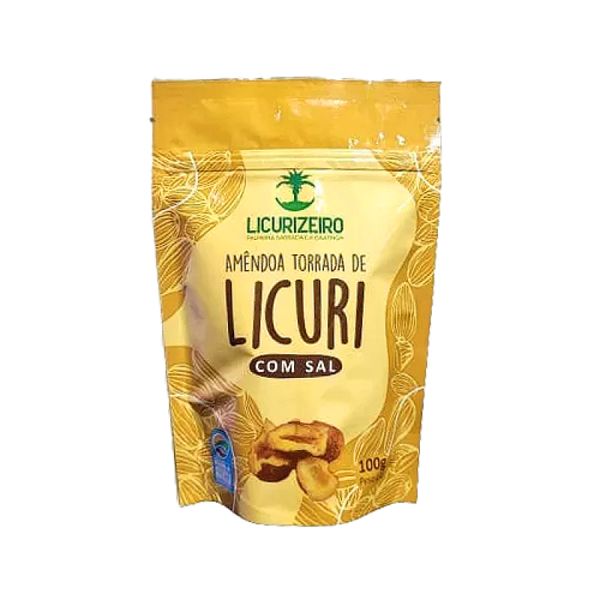 Amêndoa de Licuri Torrada Com Sal Licurizeiro 100g Amêndoa de Licuri Torrada Com Sal Licurizeiro 100g