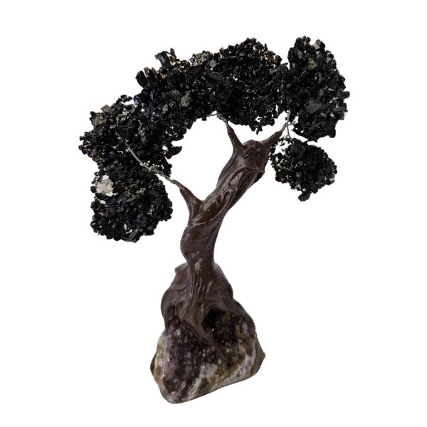 Árvore de Pedra de Turmalina Presente e Decoração Árvore de Pedra de Turmalina Presente e Decoração