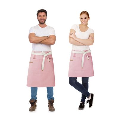 Avental Rosa e Cintura Cafeteria Sorveteria Salao SPA 3un