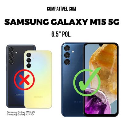 Película para Samsung Galaxy M15 5G - Traseira de Fibra de Carbono - Gshield