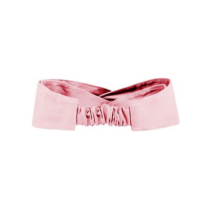 Avental Cintura e Faixa Turbante Rosa Cafeteria Confeitaria