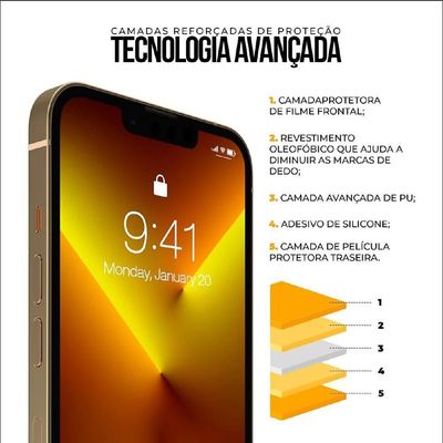 Película para Moto Z Play - Traseira Hydrogel HD- Gshield
