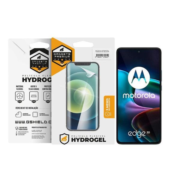 Película para Motorola Edge 30 5G - Hydrogel HD - Gshield Película para Motorola Edge 30 5G - Hydrogel HD - Gshield