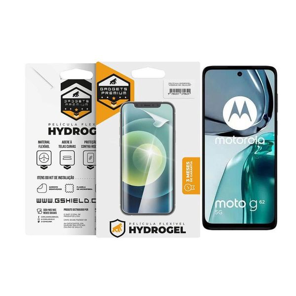 Película para Motorola Moto G62 5G - Hydrogel HD - Gshield Película para Motorola Moto G62 5G - Hydrogel HD - Gshield