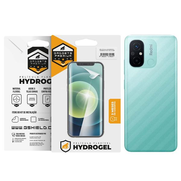 Película para Xiaomi Redmi 12C - Traseira Hydrogel HD- Gshield Película para Xiaomi Redmi 12C - Traseira Hydrogel HD- Gshield