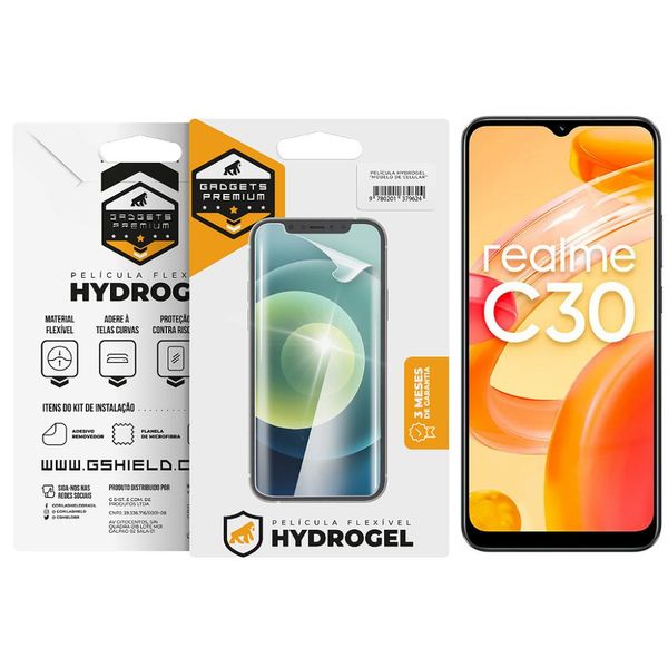 Película para Realme C30 - Hydrogel HD - Gshield Película para Realme C30 - Hydrogel HD - Gshield