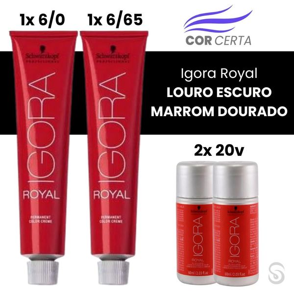 Igora Royal LOURO ESCURO MARROM DOURADO Igora Royal LOURO ESCURO MARROM DOURADO