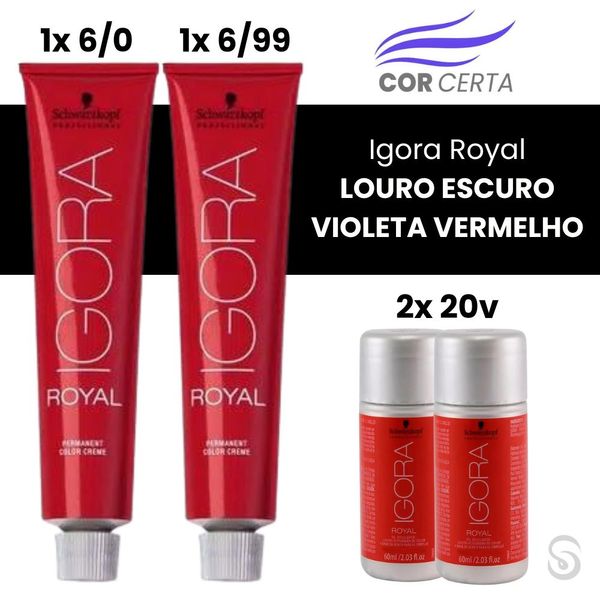 Igora Royal LOURO ESCURO VIOLETA VERMELHO Igora Royal LOURO ESCURO VIOLETA VERMELHO