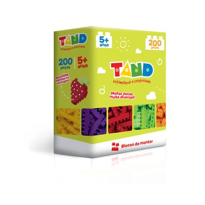 Blocos De Montar Tand Com 200 Peças - Toyster 2419