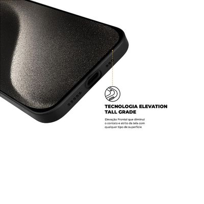 Capa para iPhone 15 Pro Max - Silicon Premium Preta - Gshield