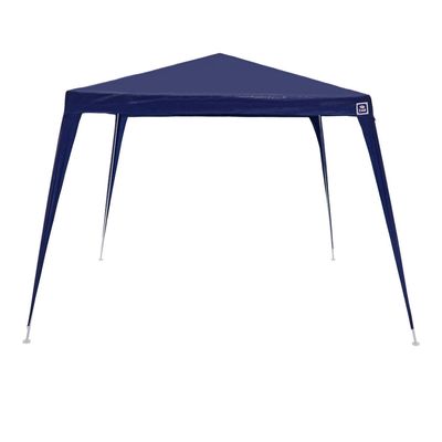 Tenda Gazebo Tubular 3m x 3m Polietileno Azul Bel 3m x 3m