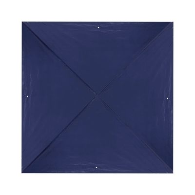 Tenda Gazebo Tubular 3m x 3m Polietileno Azul Bel 3m x 3m