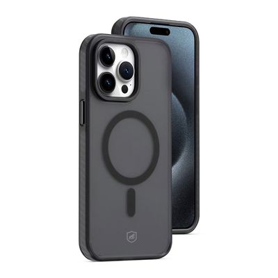 Kit Capa Magsafe Pro Preta e Pelicula Defender Pro Privacidade para iPhone 15 Pro Max - Gshield