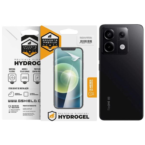 Película para Redmi Note 13 Pro 5G - Traseira Hydrogel HD - Gshield Película para Redmi Note 13 Pro 5G - Traseira Hydrogel HD - Gshield