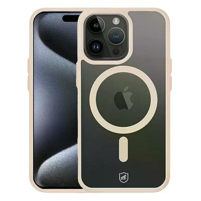 Kit Capa Magsafe Rosa e Pelicula Defender Pro Privacidade para iPhone 15 Pro - Gshield