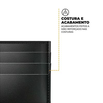 Kit Carteira Porta Cartão RFID Ultra Safe e Cartão Abridor em Metal - Gshield