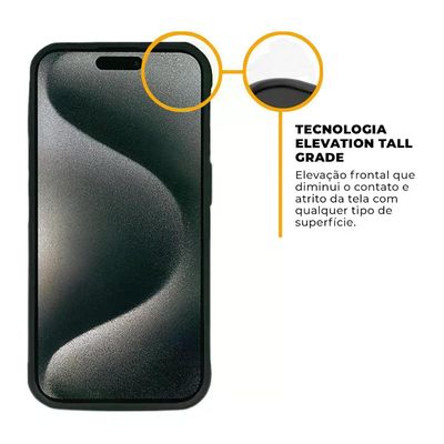 Kit Capa Dinamic Cam Protection e Pelicula Defender Pro Privacidade para iPhone 15 Pro - Gshield