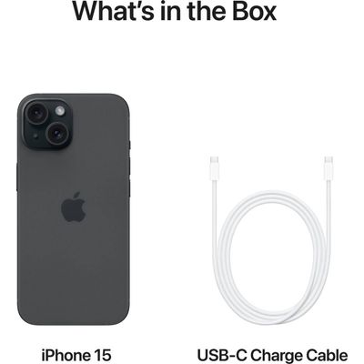 Apple iPhone 15 128GB Preto 6,1" 48MP iOS 5G