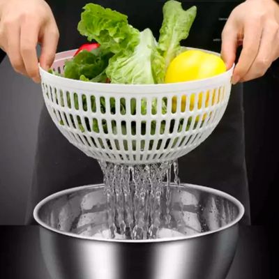 Centrifuga Seca Salada Escorredor Secador De Folhas E Verduras 28cm Mimo Style Com Bowl De Aço Inox 3,5 Litros