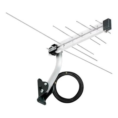Antena Tv Externa Digital Aquário Vhf Uhf Fm Hdtv LVU6