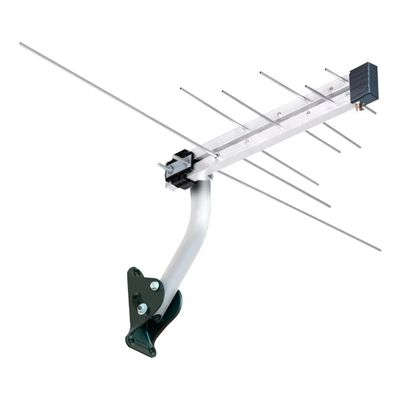 Antena Tv Externa Digital Aquário Vhf Uhf Fm Hdtv LVU6