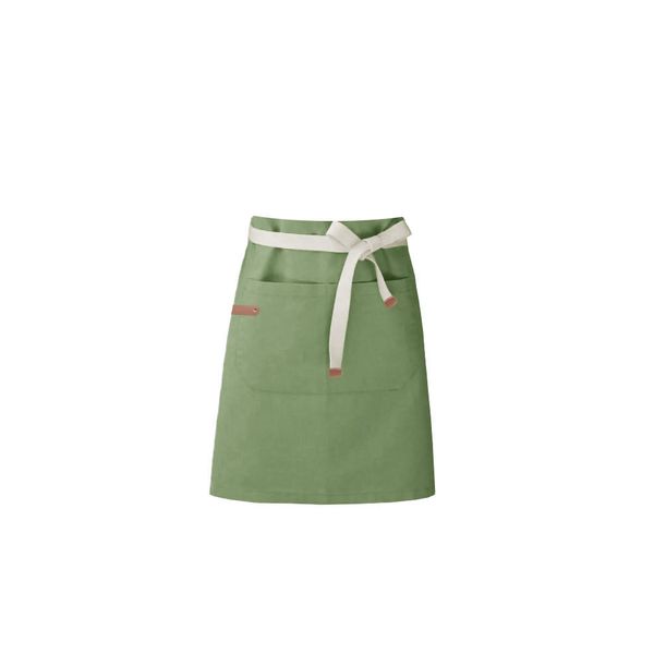 Avental de Cintura Verde Cha Cafeteria Bar SPA Vegano Salao
