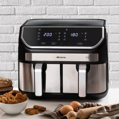 FRITADEIRA ARIETE AIR FRYER COM CESTO DUPLO 9 LITROS 2100W 220V 00C462500ARBR