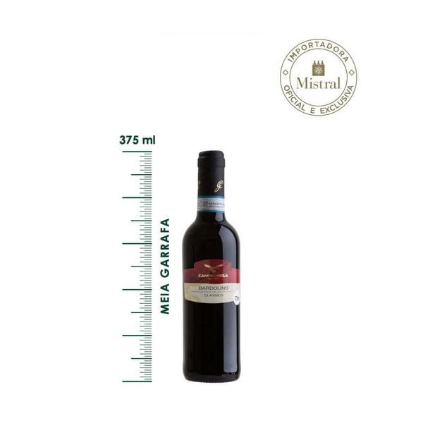 Vinho Bardolino Classico 2021 - Meia gfa. (Campagnola) 375ml Vinho Bardolino Classico 2021 - Meia gfa. (Campagnola) 375ml