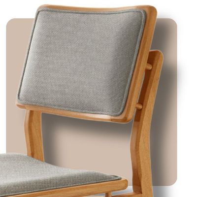 Conjunto Com 2 Banquetas Eva Moderna Luna Imbuia Natural