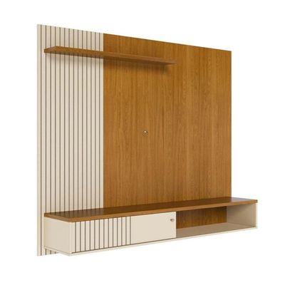 Bancada Suspensa Aurora Para 65 Polegadas Com Portas - Madetec Cinamomo Off White